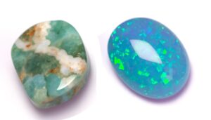 amazonite vs peruvian blue opal