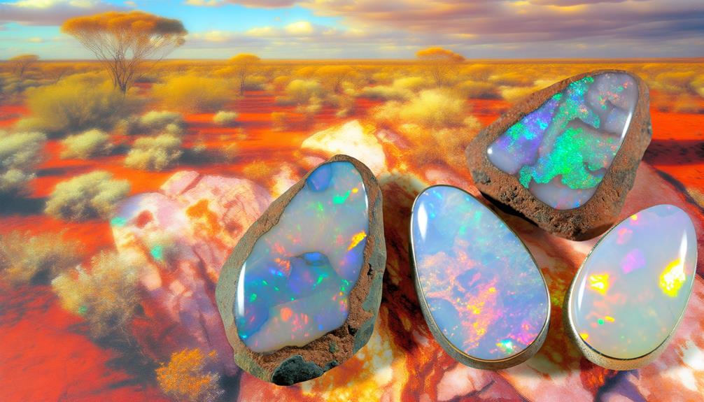 australian outback boulder opal