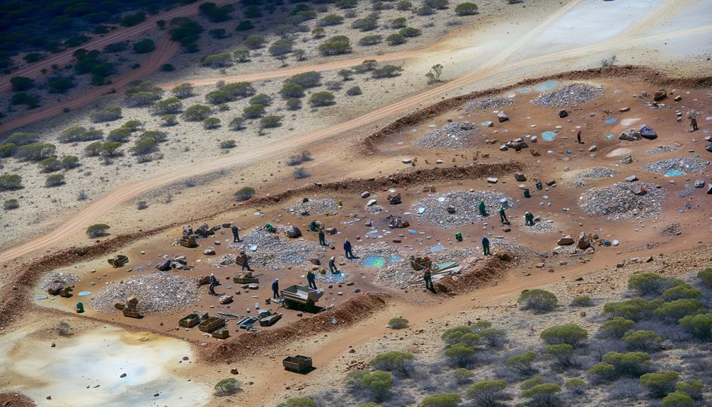 australian town mines opals