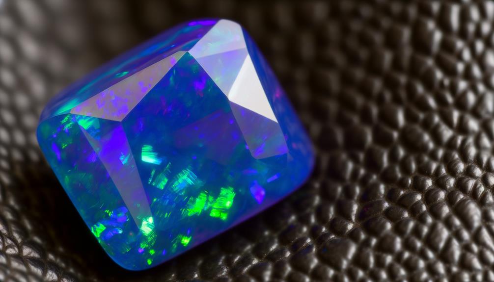 blue fire opal exists