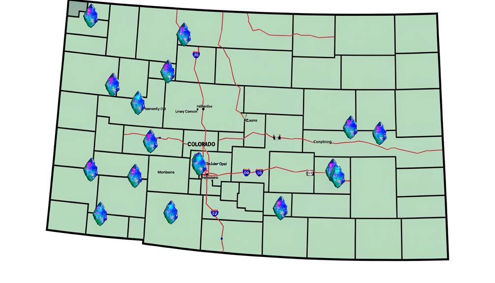 boulder opal mining locations