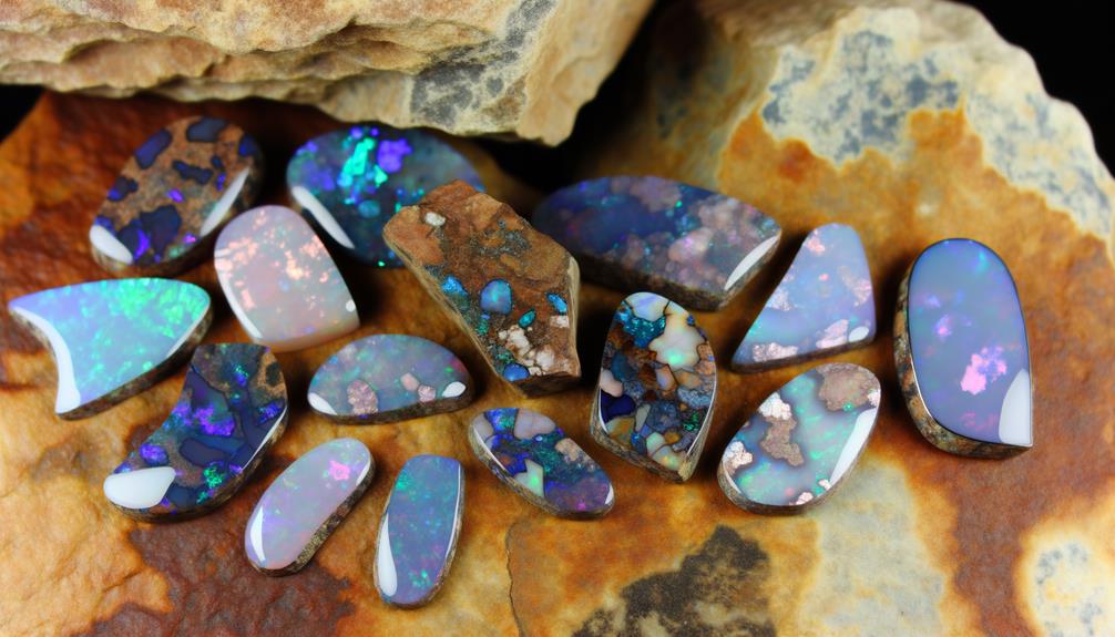 colorful australian gemstone rarity