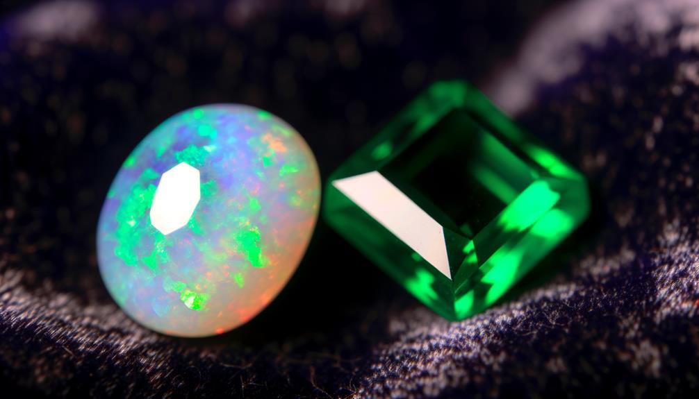 comparison of gemstones