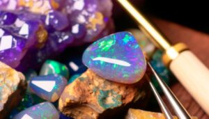 creating an opal gemstone