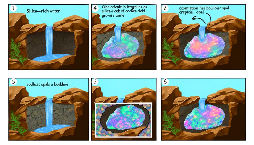 creation of boulder opal