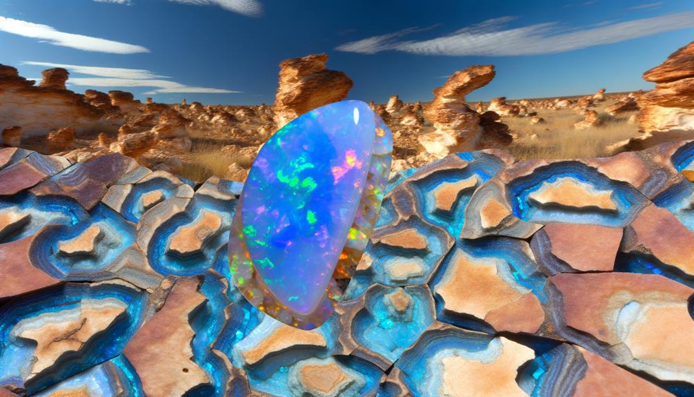 exploring blue fire opal