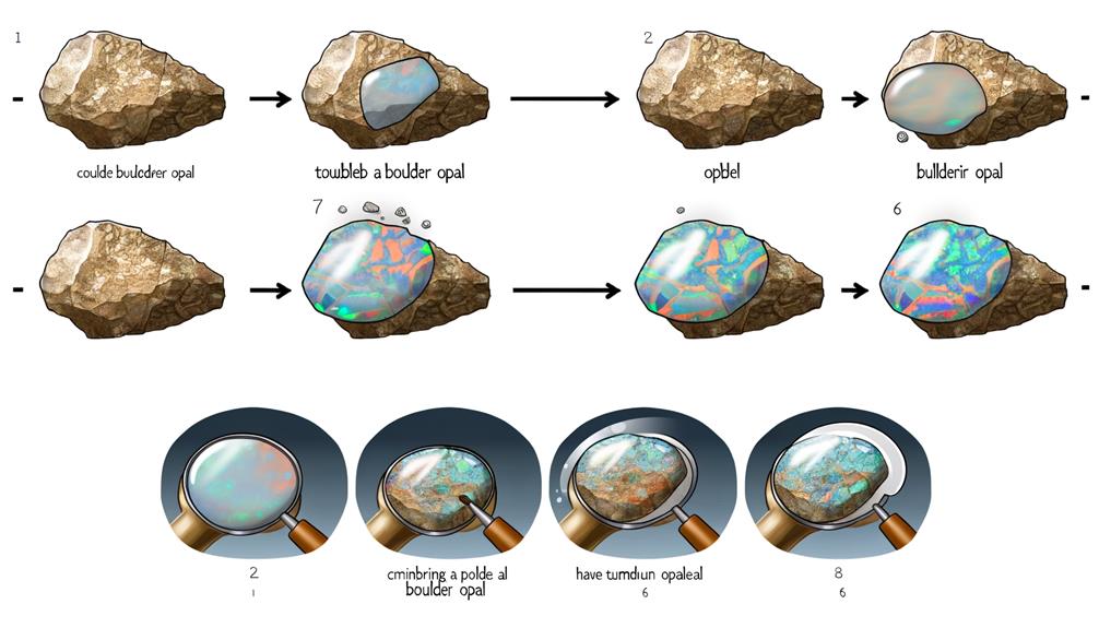 exploring boulder opal formation