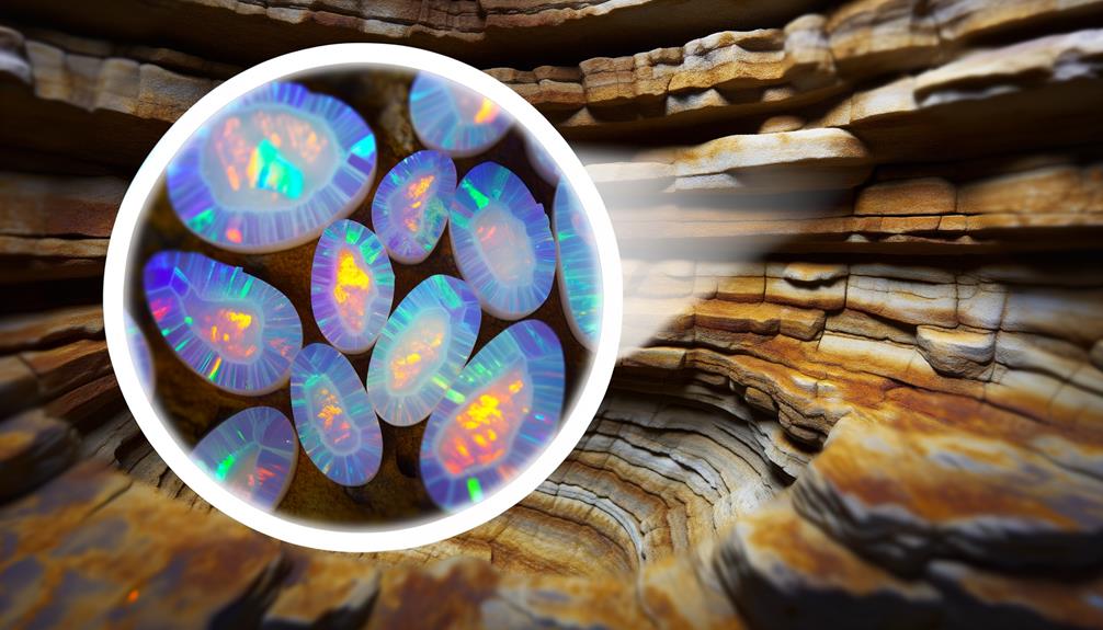 gemstone created underground naturally