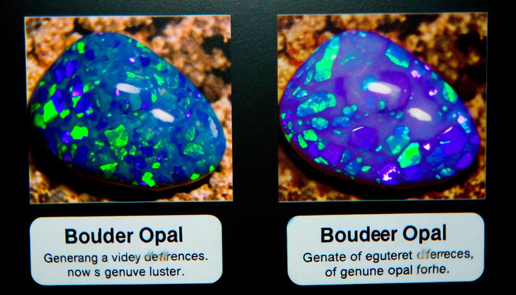 identifying authentic boulder opals