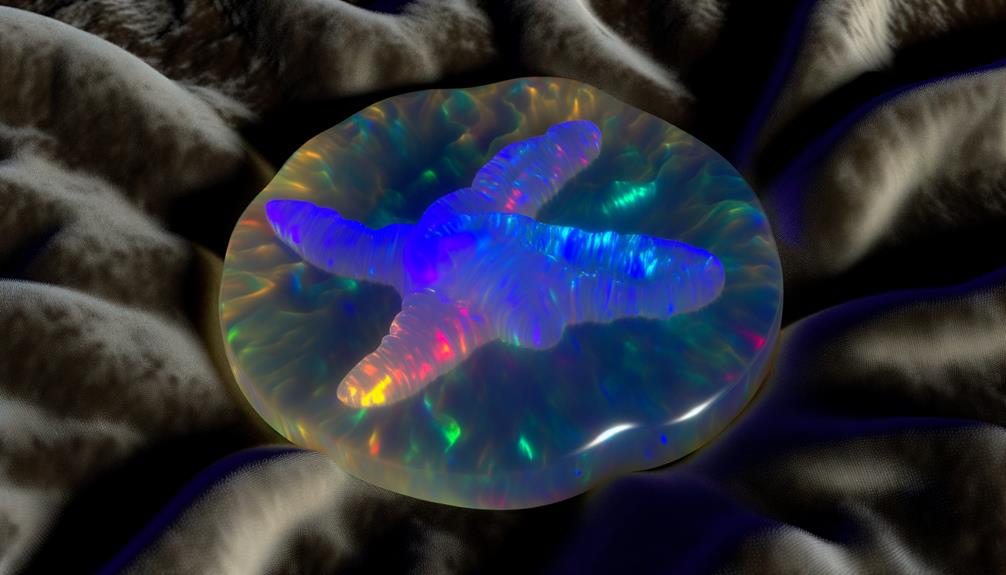 jelly opal s unique iridescence