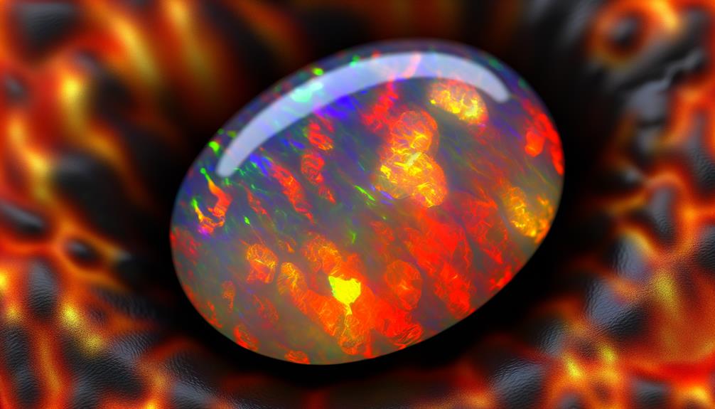 mysterious gemstone of fire