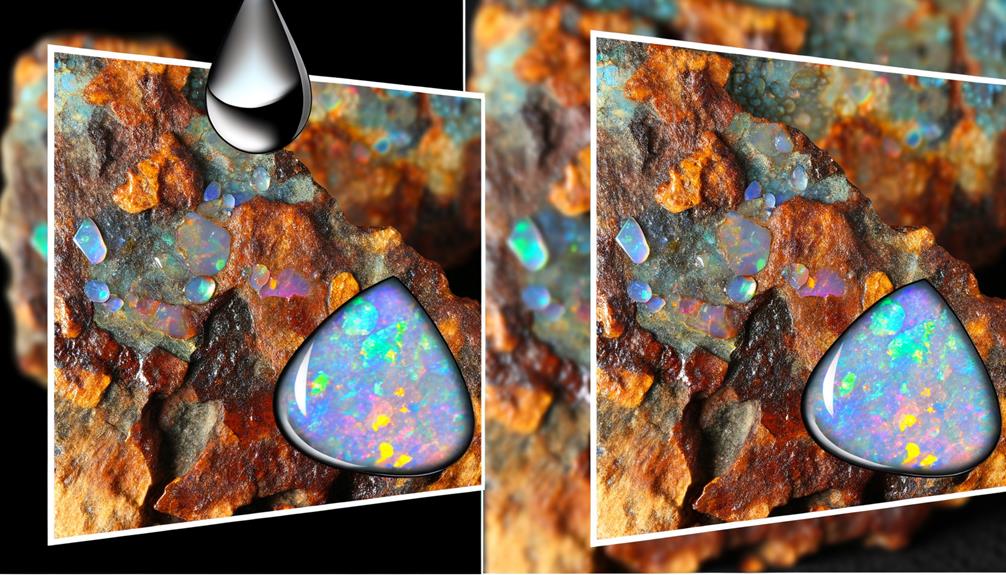 natural boulder opal question