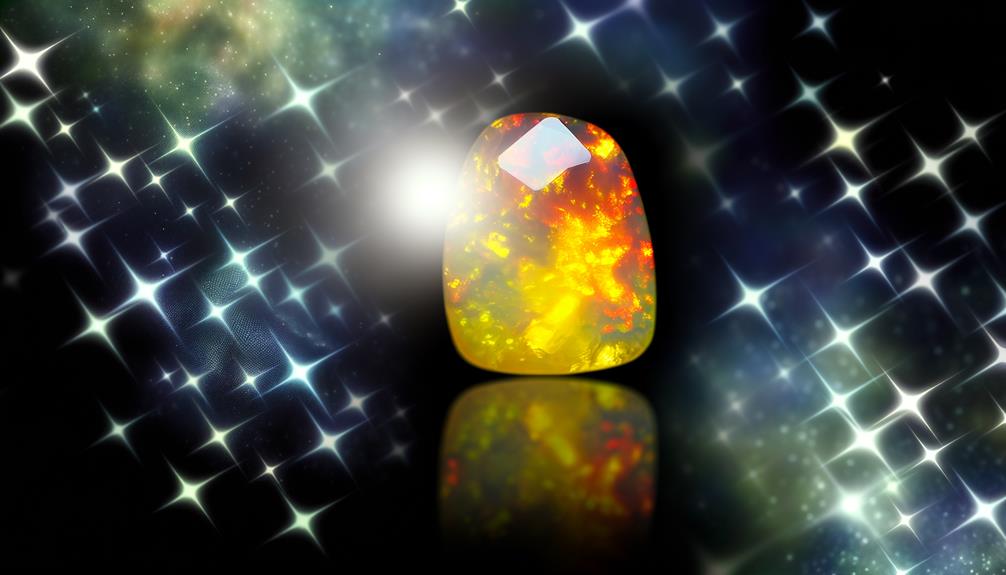 opal s fiery yellow glow