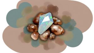 opal with multiple colors