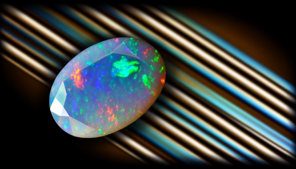 opals are colorful gemstones