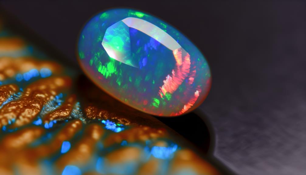 opals iridescent gemstones explained