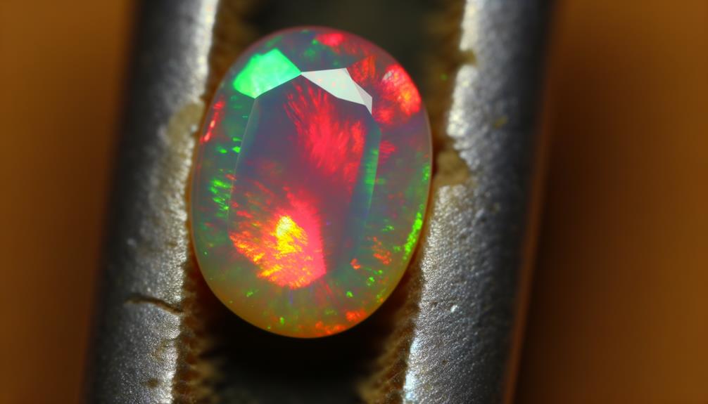 rare and vibrant gemstone