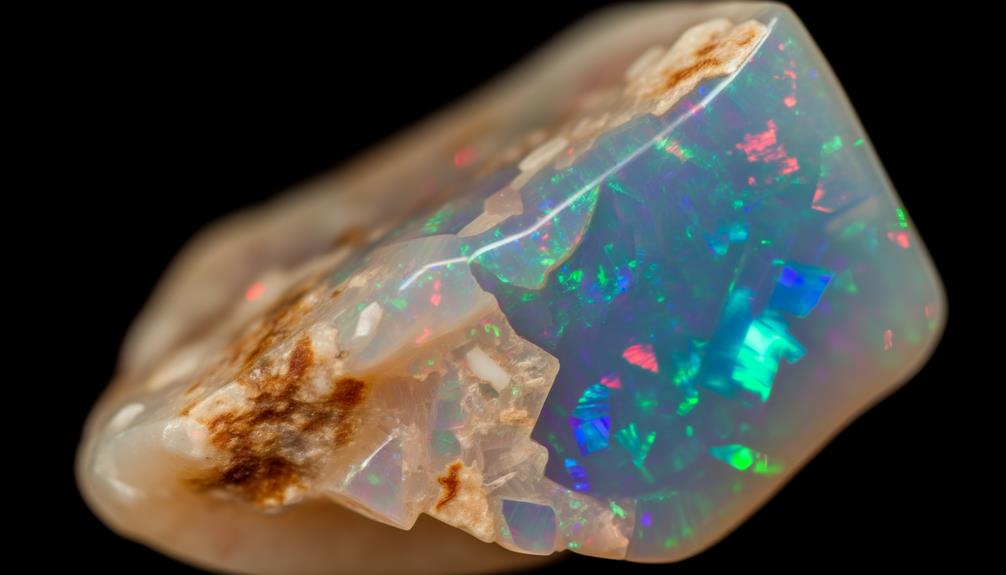 raw opal appearance description