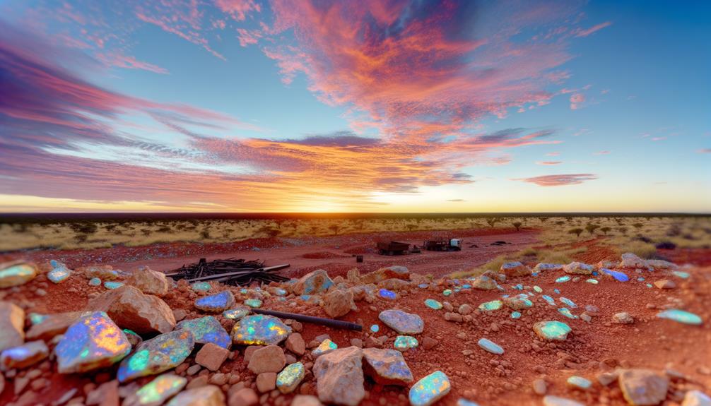 remote australian opal mines