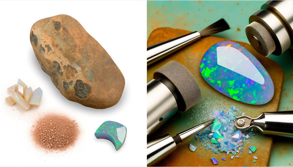 unique boulder opal care