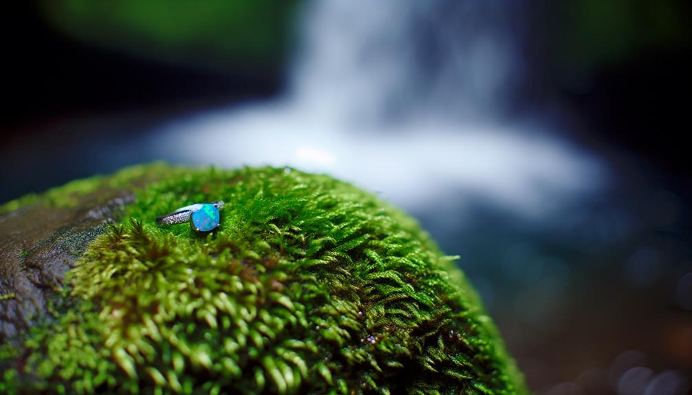 unique boulder opal ring