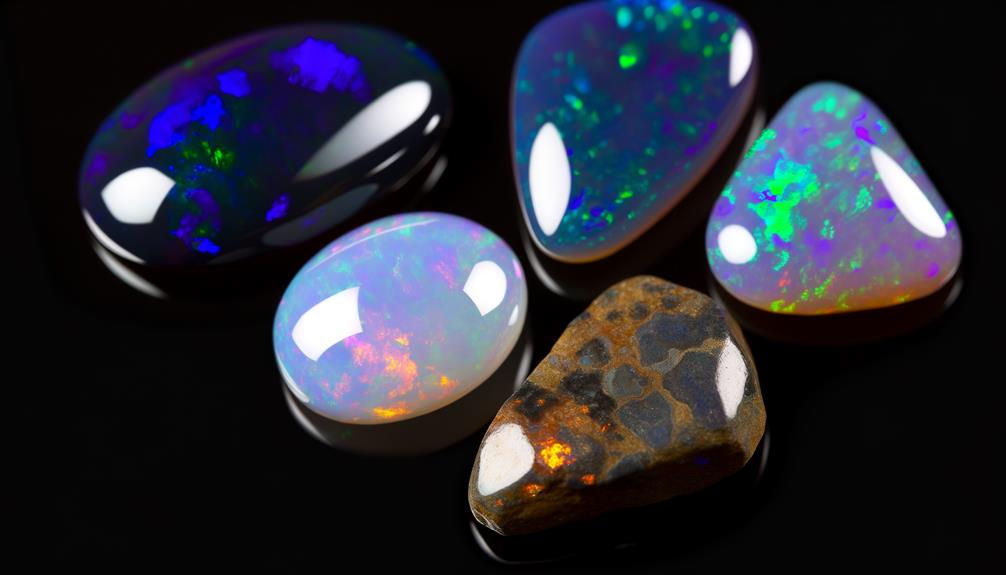 varieties of opal gemstones